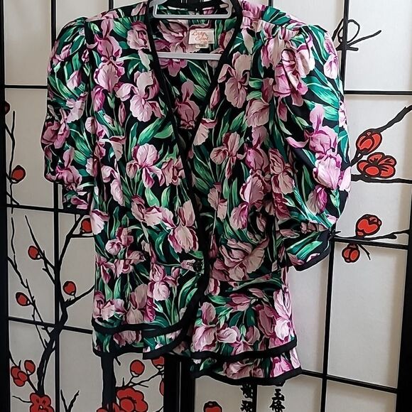 Vintage Lady Carol of New York  80s Women's Short Sleeve Blazer/Skirt set - Picture 4 of 15